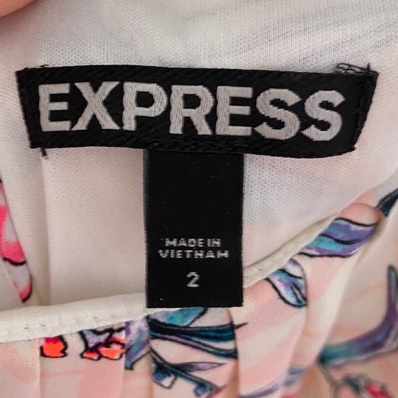 Express Flower Print Dress - Picture 5 of 5